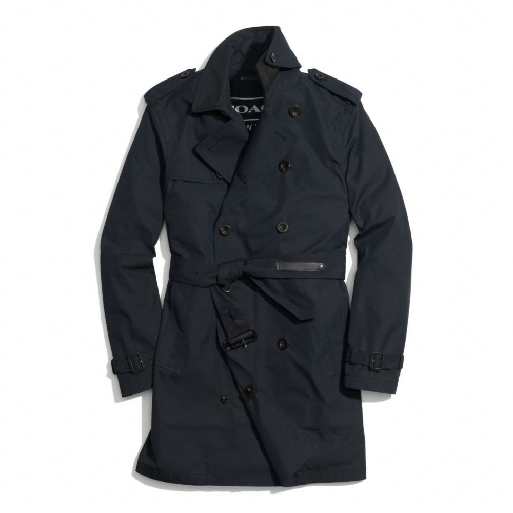 **GOT TO GO** NWT Coach Crosby Navy Trench Coat